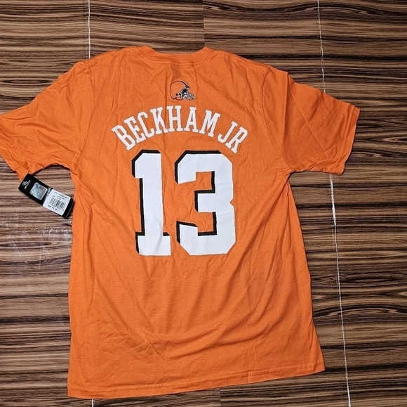 Odell Beckham Jr. Cleveland Browns Name & Number T-Shirt - Orange - Picture 3 of 3